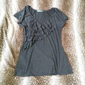 Maurices Ruffle V-Neck